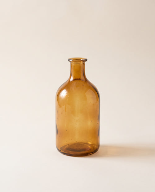 Amber Glass Vase