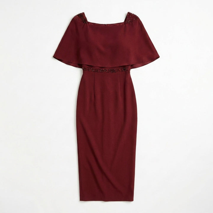Women’s Boat Neck Midi Dress